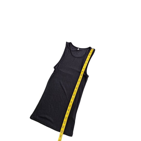 Alphalete Womens Ribbed Stretch Scoop Neck Tank Top, Basic, Size M - Picture 5 of 7